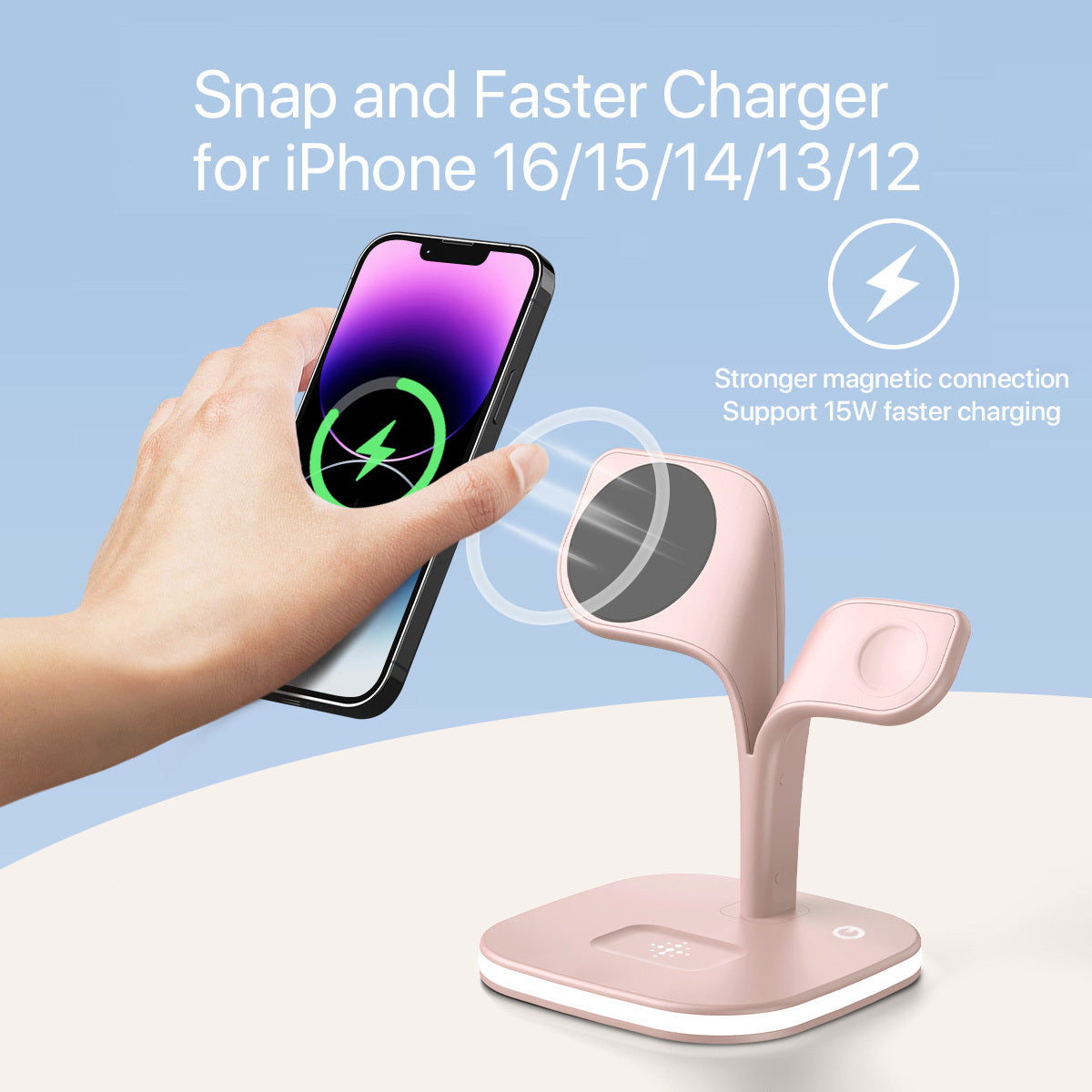 5-in-1 Magnetic Real Wireless Desktop Fast Charging Station