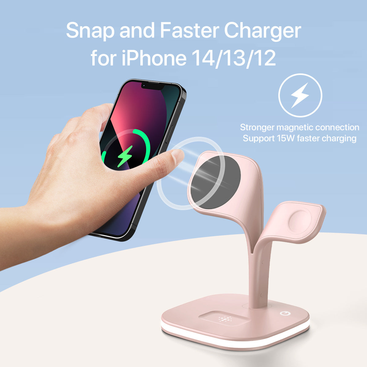 5-in-1 Magnetic Real Wireless Desktop Fast Charging Station