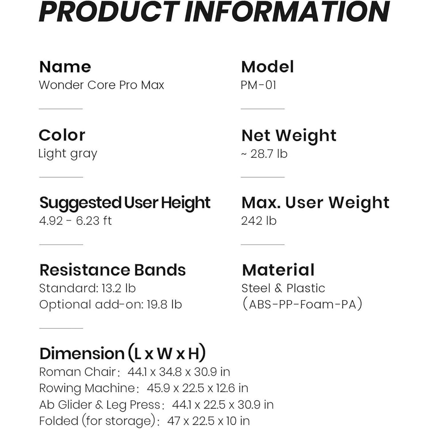 Pro Max 4-in-1 Home Gym – Full Body Workout in One Machine