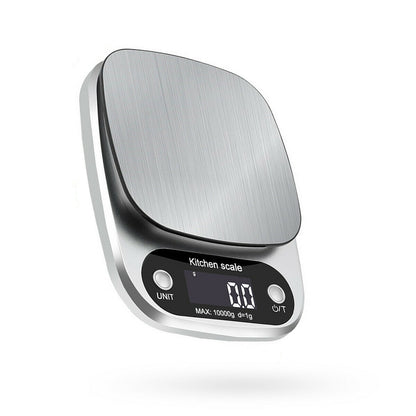 Digital Kitchen Food Scale – 22lb/10kg Capacity, 1g Precision | Stainless Steel Multifunction Diet & Postal Weighing Scale with LCD Display & Tare Function