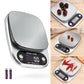 Digital Kitchen Food Scale – 22lb/10kg Capacity, 1g Precision | Stainless Steel Multifunction Diet & Postal Weighing Scale with LCD Display & Tare Function