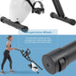 Folding 2-in-1 Upright & Recumbent Exercise Bike with 10-Level Resistance, Arm Bands & Backrest