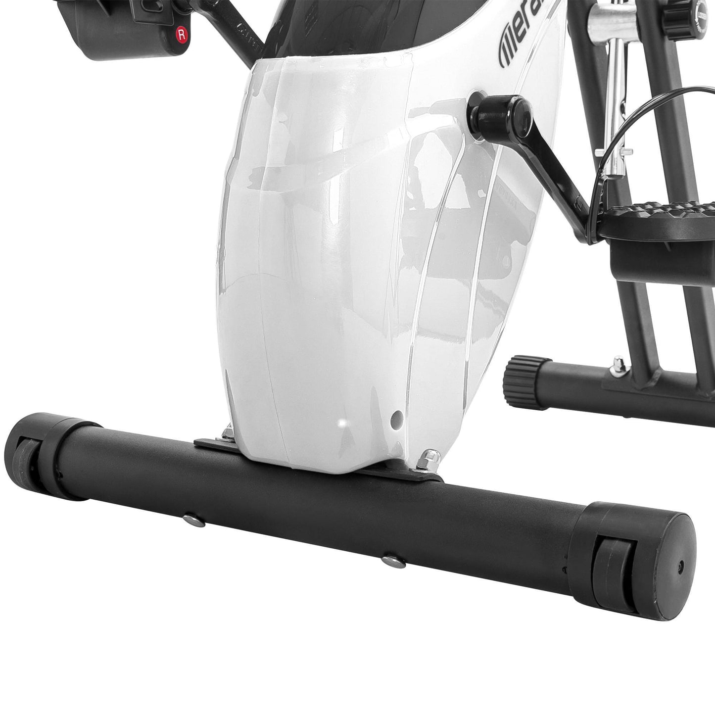 Folding 2-in-1 Upright & Recumbent Exercise Bike with 10-Level Resistance, Arm Bands & Backrest