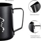 Stainless Steel Milk Frothing Pitcher – 12oz Non-Stick Creamer Cup with Matte Finish | Perfect for Latte Art, Coffee, and Steaming