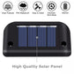 4-Pack Solar LED Deck Lights – Weatherproof Outdoor Step & Railing Lights with Warm White Glow