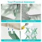 9-Tier Vertical Shoe Rack – Narrow Free-Standing Plastic Shoe Organizer for Entryway & Closet