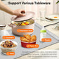 Foldable Electric Food Warming Mat Portable Buffet Heating Tray with 3 Temp Settings