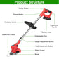 1Set Electric Cordless Grass Trimmer