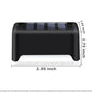 4-Pack Solar LED Deck Lights – Weatherproof Outdoor Step & Railing Lights with Warm White Glow