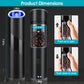 Electric Salt & Pepper Grinder – Gravity Sensor, LED Light, Adjustable Coarseness, One-Hand Operation | Battery Powered Mill
