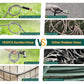 Metal Garden Hose, 100ft Stainless Steel Flexible Water Hose With 10 Adjustable Patterns Spray Nozzle