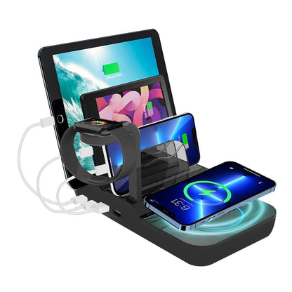 70W 5-in-1 Fast Charging Station – USB-C PD 30W, 10W Wireless Charger