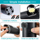 Electric Salt & Pepper Grinder – Gravity Sensor, LED Light, Adjustable Coarseness, One-Hand Operation | Battery Powered Mill