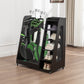 Premium Wooden Golf Bag Organizer – Garage Storage Rack for 2 Golf Bags, Shoes & Accessories with Lockable Wheels