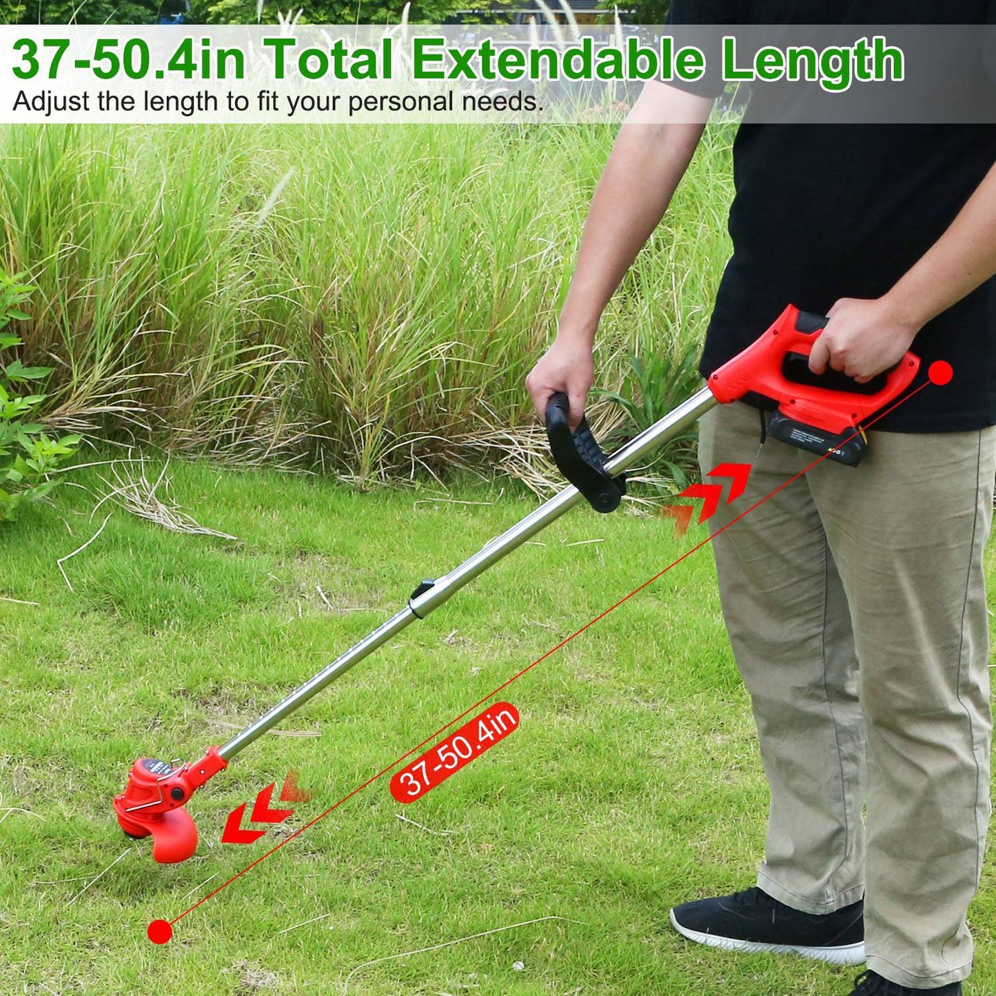 1Set Electric Cordless Grass Trimmer
