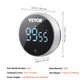 VEVOR Digital Kitchen Timer Magnetic LED Countdown & Count-Up Timer with Large Display