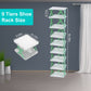 9-Tier Vertical Shoe Rack – Narrow Free-Standing Plastic Shoe Organizer for Entryway & Closet