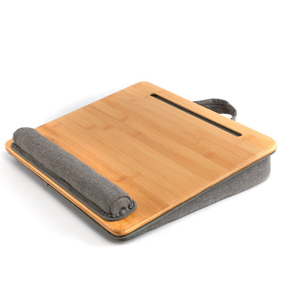 Portable Bamboo Lap Desk – Small Sofa Bed Table for Laptop, Reading & Snacks (Japanese Style)