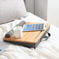Portable Bamboo Lap Desk – Small Sofa Bed Table for Laptop, Reading & Snacks (Japanese Style)
